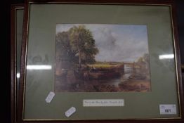 FOUR FRAMED PRINTS AFTER JOHN CONSTABLE