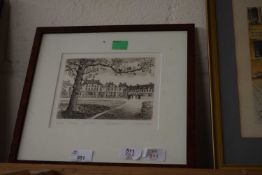 COLOURED PRINT, DUTCH SCENE ENTITLED 'APELDOORN'