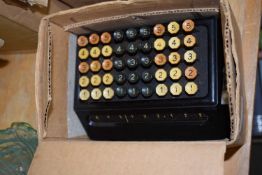 VINTAGE METAL ABACUS CALCULATOR