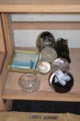 MIXED PAPERWEIGHTS AND OTHER ITEMS