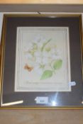 FRAMED FLORAL PRINT