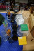 VARIOUS HOUSEHOLD DRINKING GLASSES AND OTHER ITEMS