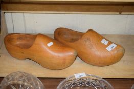 PAIR OF WOODEN CLOGS