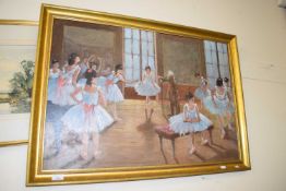 TOM FLANAGAN, STUDY OF BALLET DANCERS, 94CM WIDE