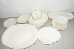 LARGE COLLECTION OF MIDWINTER MODERN FASHION SHAPE MID-CENTURY DINNER AND TEA WARES