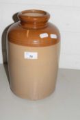 STONEWARE STORAGE JAR