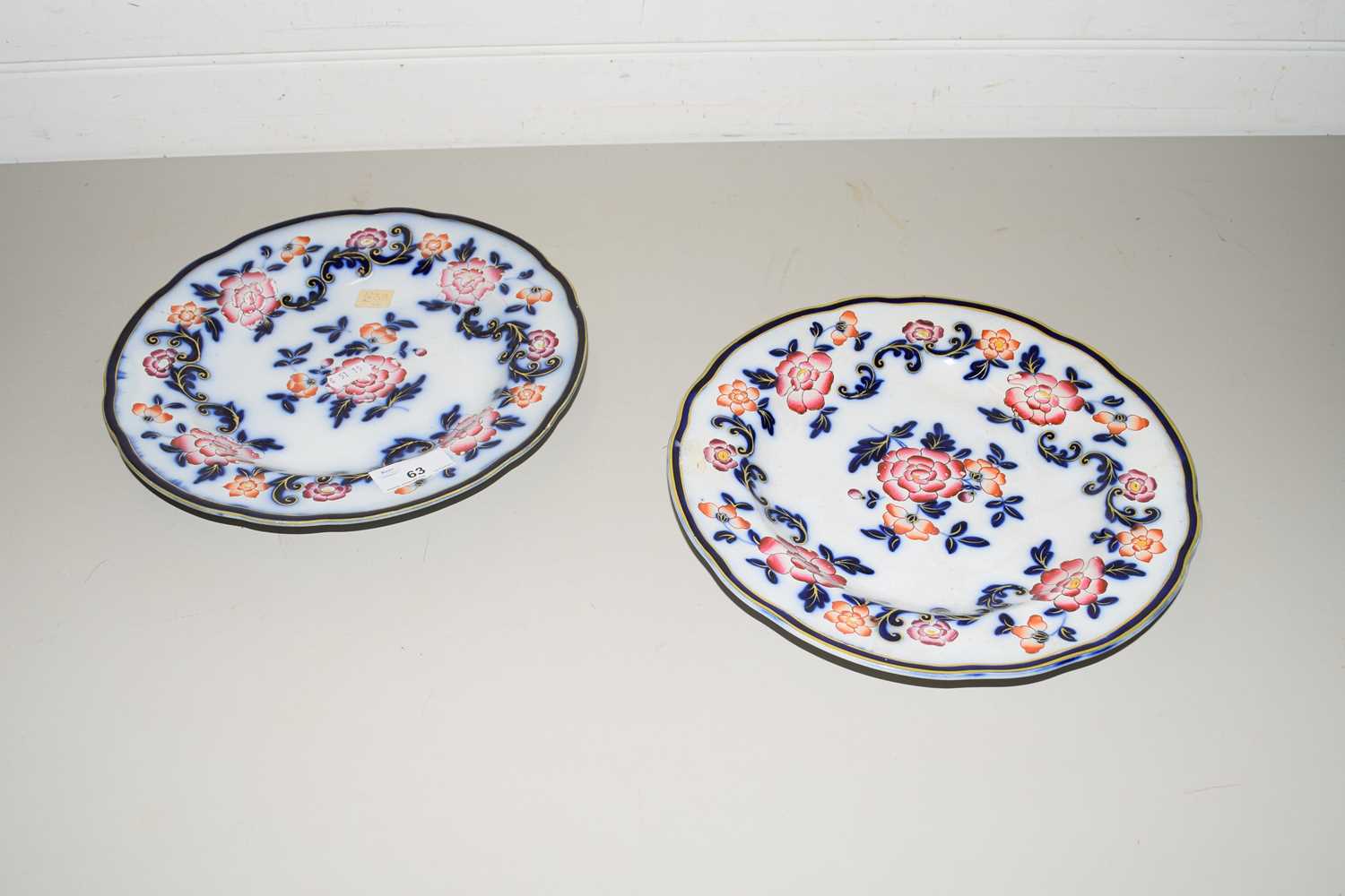 PAIR OF VICTORIAN IRONSTONE PLATES