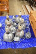 SIX INDUSTRIAL LIGHT FITTINGS