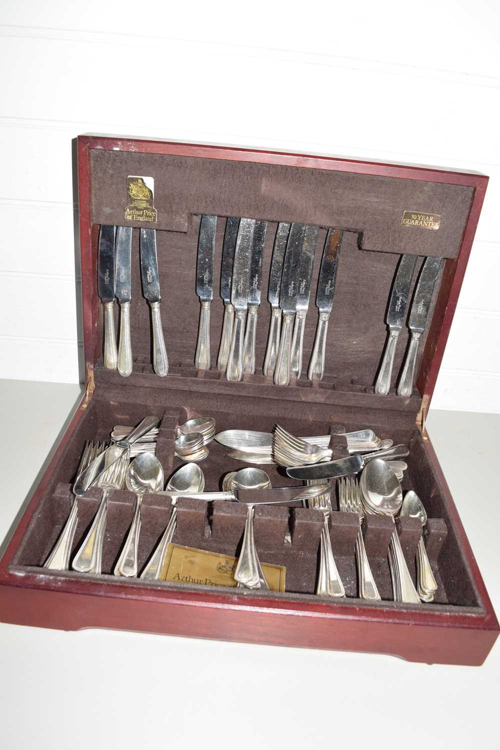 QUANTITY OF SILVER PLATED CUTLERY PRODUCED BY ARTHUR PRICE, IN ORIGINAL BOX - Image 2 of 2