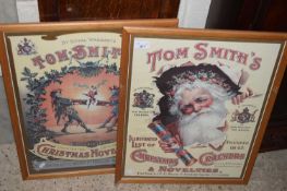 PAIR OF REPRODUCTION TOM SMITH'S CRACKERS POSTERS