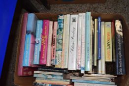 BOX OF MIXED BOOKS - MAINLY COOKERY INTEREST