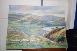 KENNETH GRANT, OIL ON BOARD, HIGHLAND SCENE, APPROX 45 X 60CM