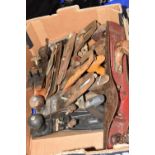 QUANTITY OF WOODWORKING PLANES AND TOOLS