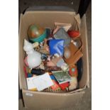 BOX CONTAINING SOME CHILDRENS TOYS AND OTHER ITEMS