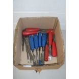 BOX OF CHISELS