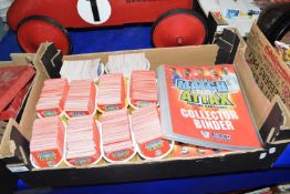 BOX CONTAINING THE MATCH ATTACKS FOOTBALL COLLECTOR GAME, BARCLAYS PREMIER LEAGUE 2007/8 WITH CARDS