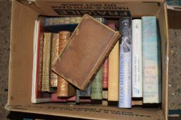 BOX OF MIXED BOOKS - SOME MILITARY INTEREST