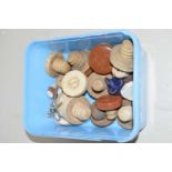 QUANTITY OF CERAMIC HOT WATER BOTTLE LIDS