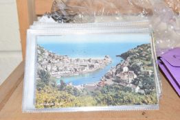 PLASTIC BAG CONTAINING QUANTITY OF POSTCARDS, MAINLY TOPOGRAPHICAL