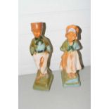 TWO MELBA WARE FIGURES OF A DUTCH BOY AND GIRL