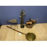 Collection of Antique copper and brass