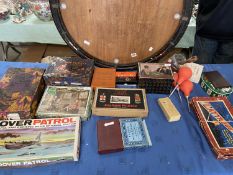 Puff Billiards (worn and incomplete, and a quantity of Vintage jigsaw puzzles and games to