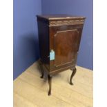 Late Victorian figured mahogany cabinet, 49cmL x 118 cm H (condition general wear, minor losses)