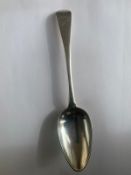 Georgian Jersey old English pattern Silver tablespoon of military interest, inscribed 1807 1 Prix