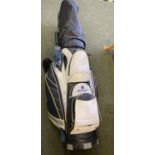 set of golf clubs