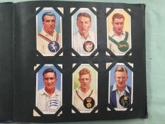 Old album of Cigarette cards - Players, Wills, Churchmans etc - see images