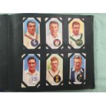 Old album of Cigarette cards - Players, Wills, Churchmans etc - see images