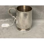 A George I silver pint mug Brittania Standard Gabriel Sleath, London 1722, 13.9ozt 13 cm H