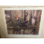After B Hanlon, limited edition colour print "Spring cleaning" signed in pencil on mount no. 123/850