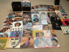 ELVIS PRESLEY MEMORABILIA: large quantity of LPs, including some presentation boxed sets, unused ;