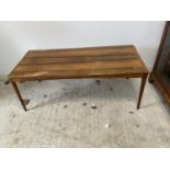 HAUG SNEKKERI Norwegian rosewood coffee table 120L x 55W Condition sound, watermarks to top