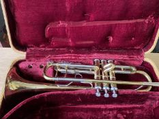 Cased Trumpet (some wear - see images)