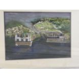 After Shirley Silver, farm house, framed and glazed