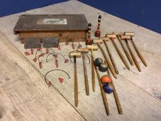 "Table Croquet" set