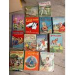 Qty of vintage children's books and annuals