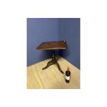 George lll mahogany side table with square formed top 50 x 38 cm