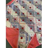 1940s floral quilt