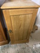 Light oak bedside cabinet Condition sound, some old cracks and wear