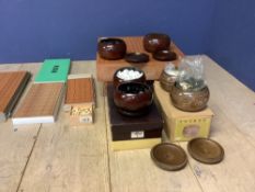 Japanese Go tables and boards, games etc