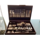 Good Modern canteen of EPNS Sheffield Kings pattern flatware