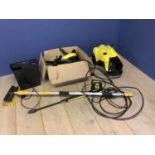 Karcher power washer, and Amazon "basics" electric paper shredder