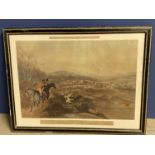 Set of 4 hunting prints, after Alken, "Moore's Tally Ho! To the Sports", "The Noble Tops", "