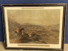 Set of 4 hunting prints, after Alken, "Moore's Tally Ho! To the Sports", "The Noble Tops", "