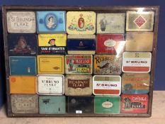 Collection of tobacco tins