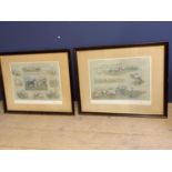 WITHDRAWN After A Bright, set of 3 colour prints, " Jenkinstown Grand National