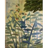 GEORGE S WISSINGER C20th, oil, English Garden 2007, 44.5 x 34.5cm , framed, Condition: Good